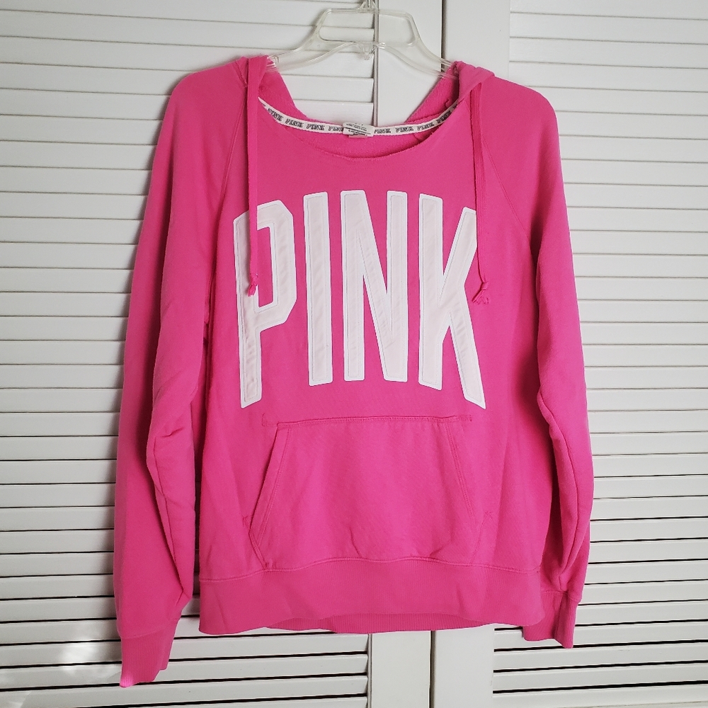 PINK Victoria's Secret Bright Pink Hoodie